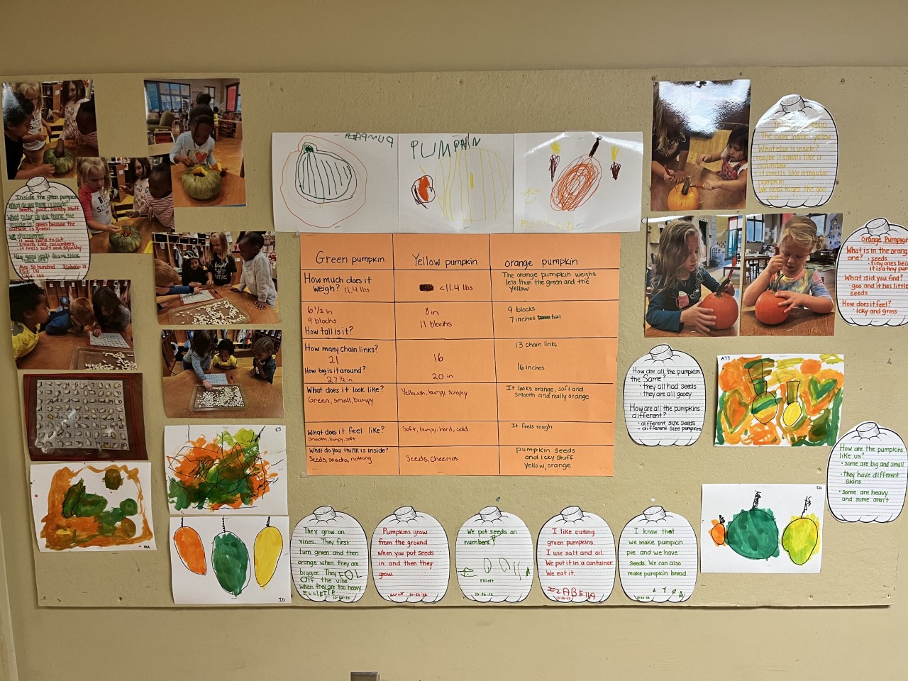 Pumpkin documentation board