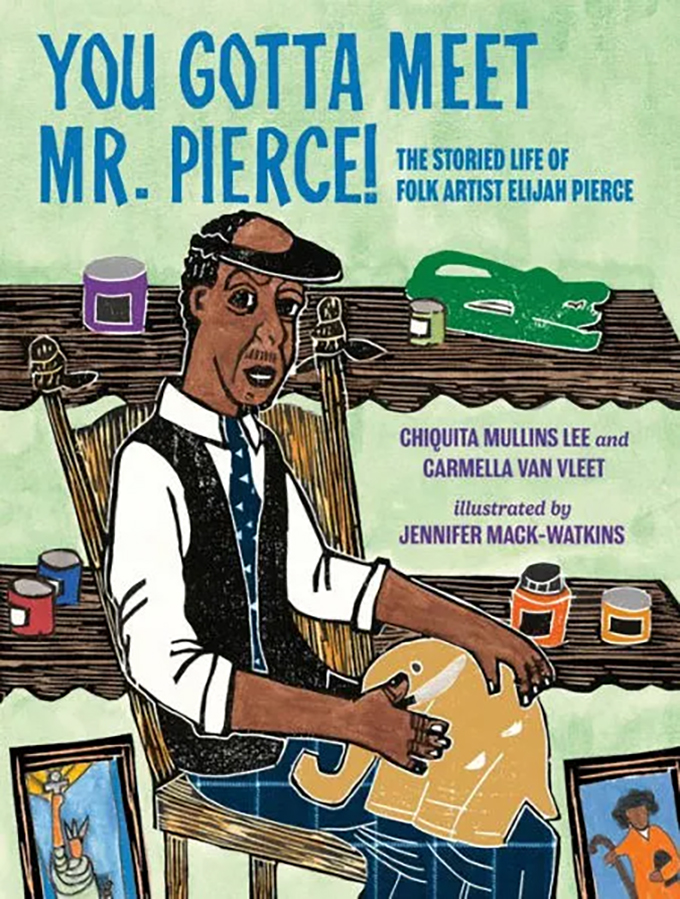 The cover of the children's book "You Gotta Meet Mr. Pierce!" by Chiquita Mullins Lee and Carmella Van Vleet, illustrated by Jennifer Mack-Watkins