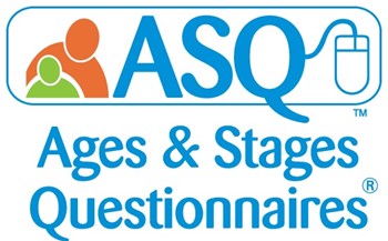 A logo for ASQ, Ages & Stages Questionnaires